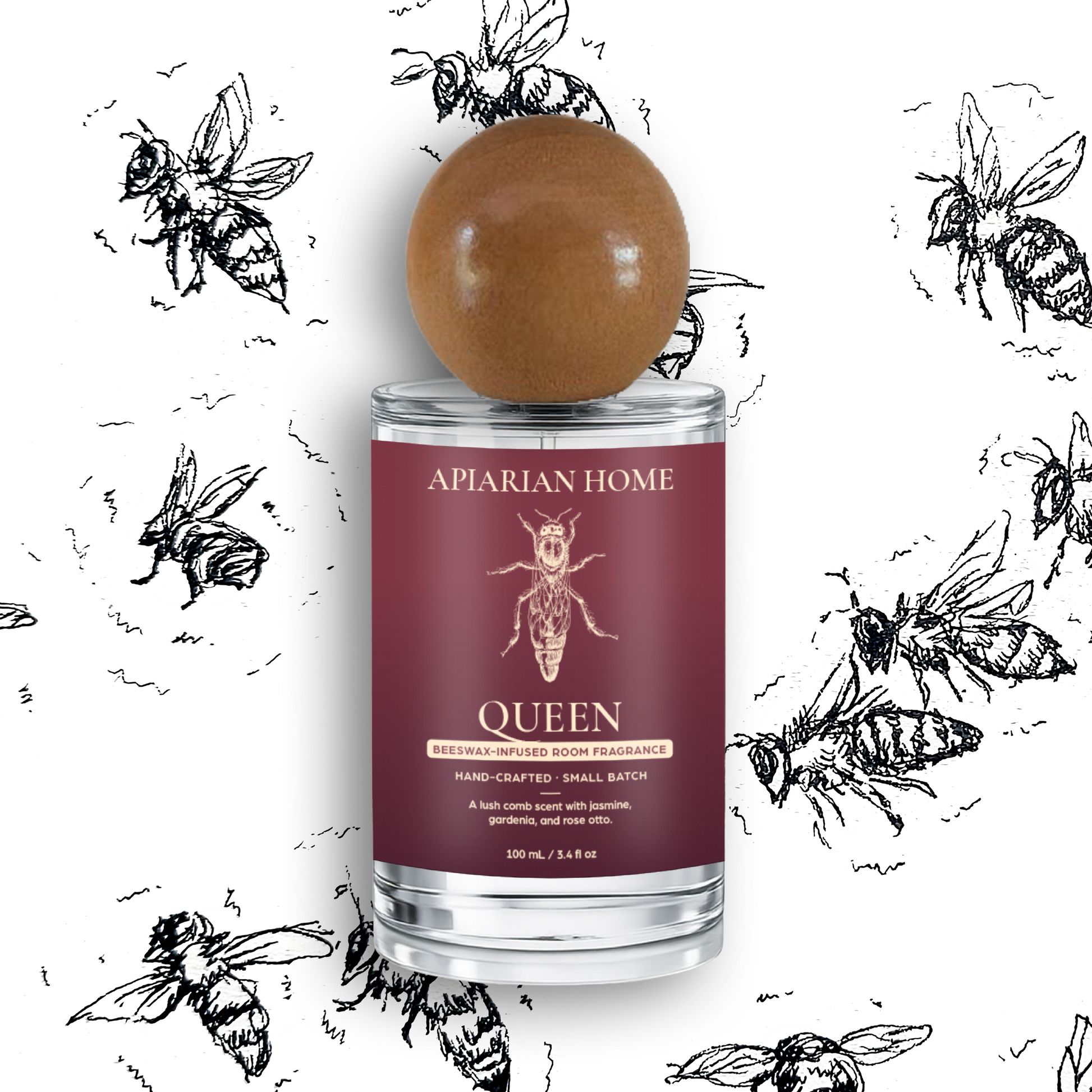 The QUEEN Fragrance | Floral Beeswax Room Spray – The Apiarian Home The QUEEN Fragrance | Floral Beeswax Room Spray – The Apiarian Home